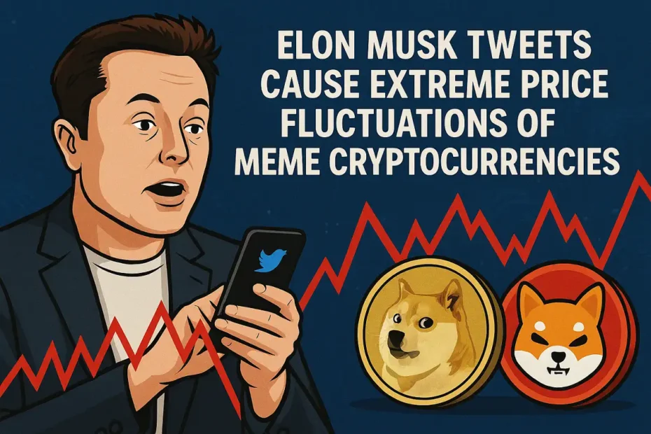 Elon Musk Tweets Cause Extreme Price Fluctuations of Meme Cryptocurrencies