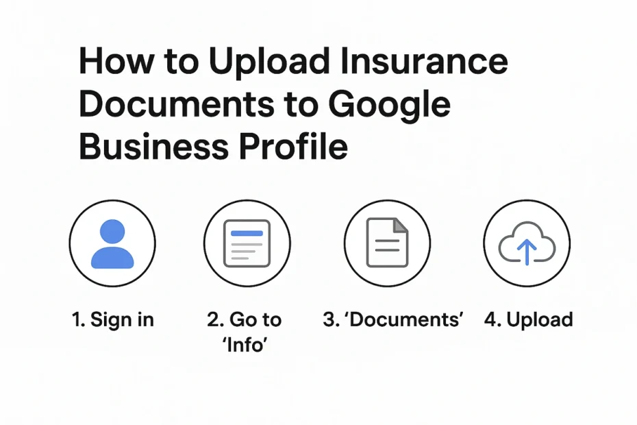 How to Upload Insurance Documents to Google Business Profile