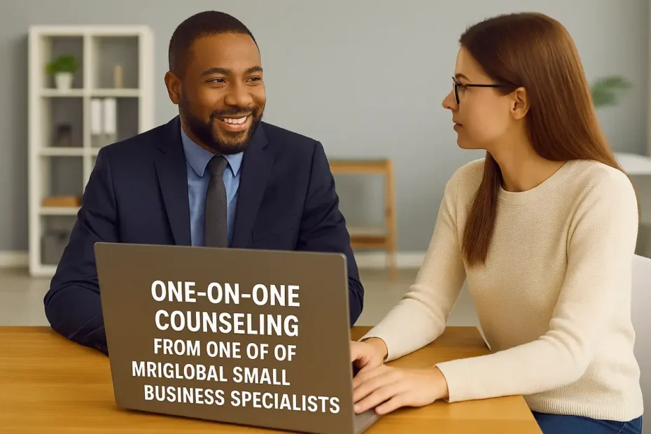 One-on-One Counseling from One of Mriglobal Small Business Specialists