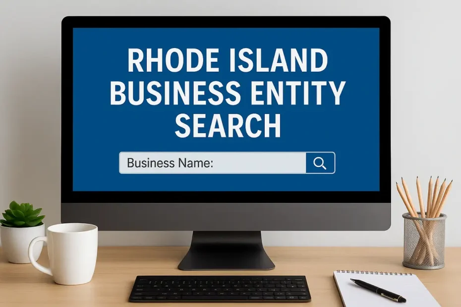 Rhode Island Business Entity Search