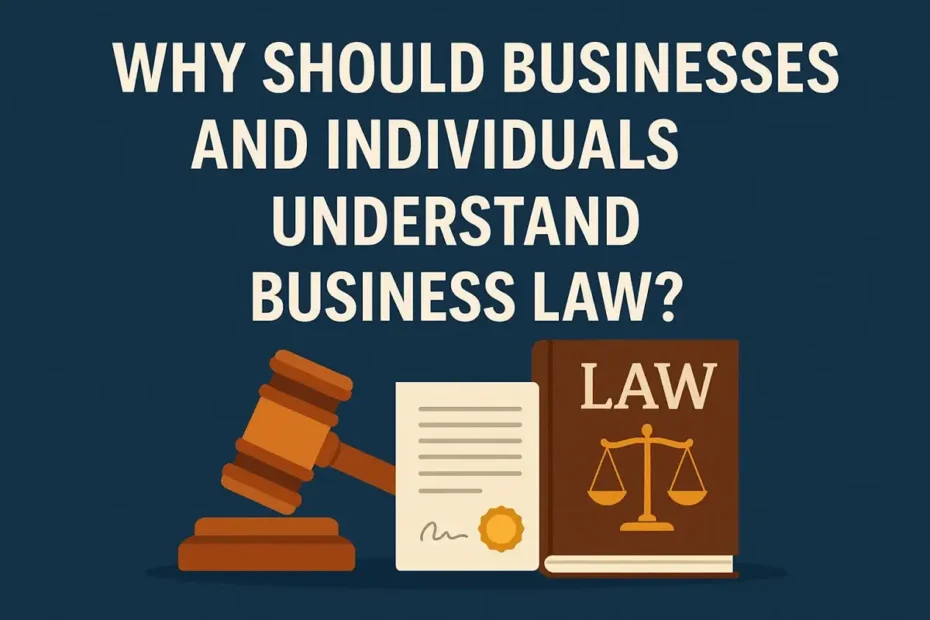 Why Should Businesses and Individuals Understand Business Law