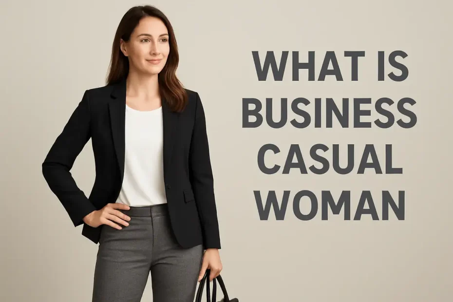 what is business casual woman