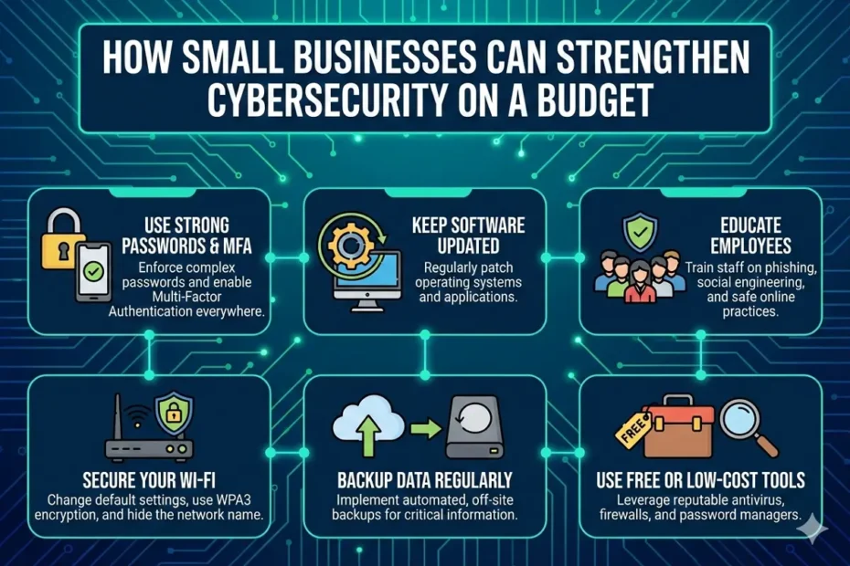 How Small Businesses Can Strengthen Cybersecurity on a Budget